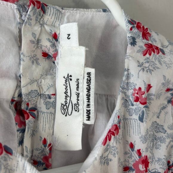 Baby Bonpoint Long Sleeve Floral Dress Size 2 - Picture 6 of 6